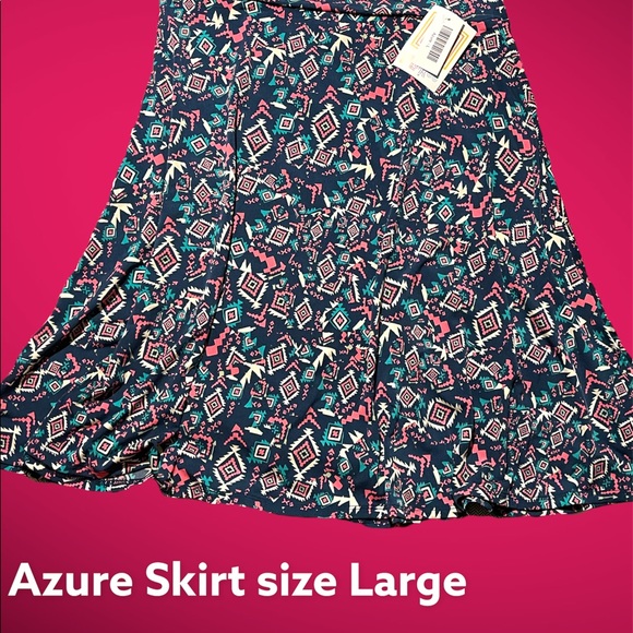 Jupe LuLaRoe Azure - Taille 3XL - Neuve Avec étiquettes (NWT) - Longueur Genoux